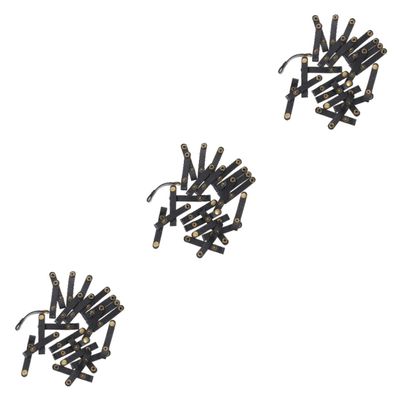 Angoily 72pcs Multipurpose Leather Cable Winders Faux Leather Data Cable Holder Cord Organizers for Phone Chargers USB