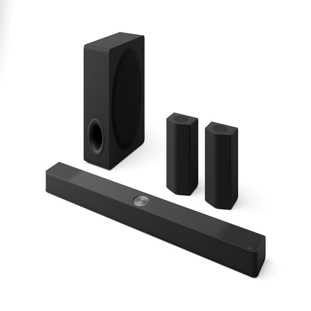 LG S95TR 9.1.5-Channel OLED evo TV Matching Home Theater Soundbar with Rear Surround Speakers and Wireless Subwoofer, Wow Orchestra, Dolby Atmos, WOWCAST Built-in (2024 Model)
