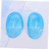 NOLITOY 8 Pairs Ear Shield Waterproof Ear Cover Hair Dyeing Ear Cover Salon Ear Protection Silicone Ear Caps Ear Salon Shower Ear Protector Waterproof Ear Plugs Toner Major, Sky-bluex2pcs view 4