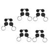 Angoily 5sets Binocular Objective Lens Caps Rubber Covers for Easy to Install Lightweight and Compact for Binoculars Cameras and More view 1