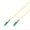 DIGITUS DK-2933-01-APC-SX  OS2 Fiber Optic Cable  1m  LC/(APC) to LC/(APC)  Simplex  FTTH, FTTB & FTTx  SM Singlemode Fiber Optic LAN Cable  Fibre Type: 9/125   Yellow view 1