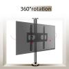 tv wall mount,wall mount tv bracket, LCD TV 360 Degree Rotating Frame Floor Stand - Full Motion 360 Deg Rotation Tilt Swivel TV Mount, 32-65 Inch TV Bracket, Divider Rotating Frame Rotating TV Cabinet view 3