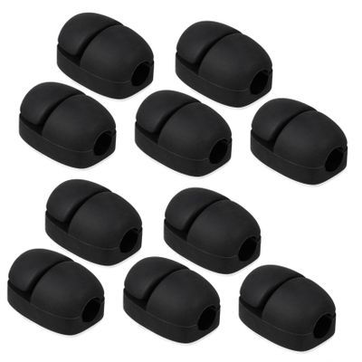 Angoily 20pcs Cable Organizer Clips for Efficient Cord Management Adhesive Cable Holders for Desktop Wall and Home Use and Easy to Install