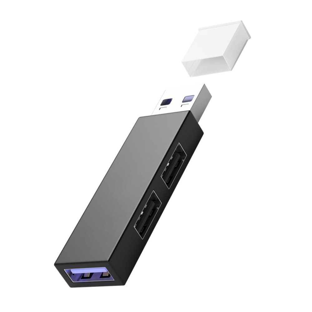 Homoyoyo USB Hub Portable Expansion Adapter for Laptop Keyboard and Mouse No Driver Installation Required Wide Compatibility with USB Devices