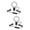 Angoily 2pcs Led Light for Video Conferencing Desktop Clip Light Soft Illumination for Clearer Webcam Meetings Portable Lighting for Laptops and Tablets view 1