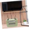 Angoily Router Cable Management Storage Box Design with Ventilation Anti-Skid Base and Buckle Fixation for Organized Power Strips and Cables Green view 2