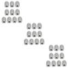 Angoily 30pcs Self-Adhesive Cable Clips for Cord Management Grey Cable Organizers for Headphones Chargers and Electronics Easy to Install Damage Removable Holders for view 1