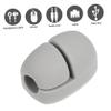 Angoily 30pcs Self-Adhesive Cable Clips for Cord Management Grey Cable Organizers for Headphones Chargers and Electronics Easy to Install Damage Removable Holders for view 4