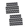 Angoily 40pcs Heavy Duty Keyhole Hangers Iron Wall Brackets for Wall Mounted Speaker Flush Mount Design for Art Pictures and Mirrors Resistant and Easy to Install view 1
