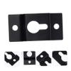 Angoily 40pcs Heavy Duty Keyhole Hangers Iron Wall Brackets for Wall Mounted Speaker Flush Mount Design for Art Pictures and Mirrors Resistant and Easy to Install view 3