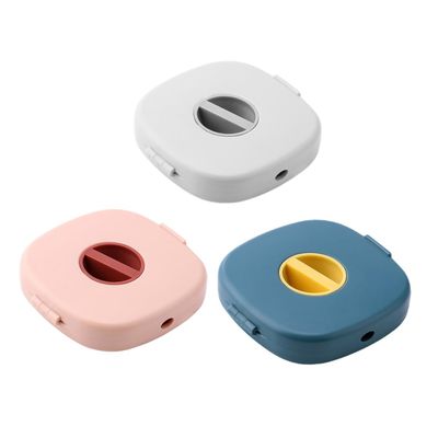 Angoily 3pcs Portable Charging Cable Organizer Mobile Phone Cord Holder Multi-Purpose Headphone Storage Box Pocket-Sized Design Smooth Edges for Safe Use
