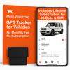 GPS Tracker for Vehicles, No Monthly Fee, No Subscription with Real-Time Location, Mileage Tracking, Speeding Monitoring, Route History, Geofence, OBD, for Fleets & Families, USA, Moto Watchdog view 1