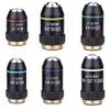 195 Achromatic Objective Black 4X 10X 20X 40X 60 X 100 Optical Microscope Lens RMS Objective 20.2mm Objective Parts (Color : 20X with Spring) view 1