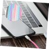 Angoily 1.4m Cable Management Sleeve 8PCS Wire Hider for Desk and Nightstand Sturdy Organizer Adhesive Clips view 4