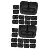 Angoily 24pcs Cable Holders with Adhesive Backing Cord Organizer for Home Office and Car Manage Charging Headphone and Network Cables up view 1
