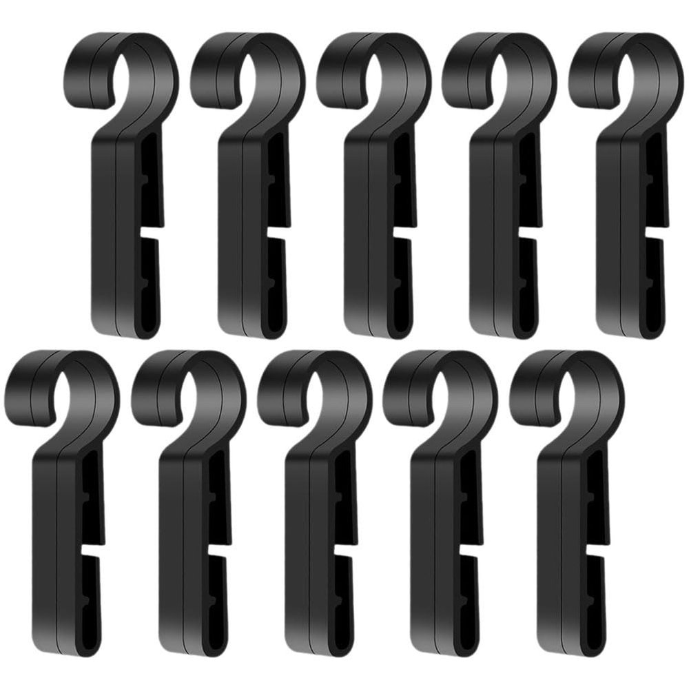 ULTECHNOVO 50 Pcs Helmet Clips for Headlamp,Headlamp Hook,hard hat Light Clip,Helmet Clip,Hard Hat Accessory