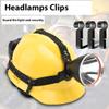 ULTECHNOVO 50 Pcs Helmet Clips for Headlamp,Headlamp Hook,hard hat Light Clip,Helmet Clip,Hard Hat Accessory view 4