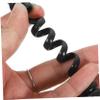 DOITOOL 2pcs Coiled Telephone Cord Soft Phone Line Cable for Landline Phones Stable Signal Transmission Sound Quality Telephone Accessory view 2