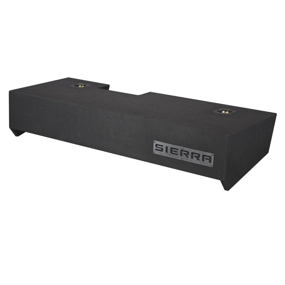 Generic 2019-2024 Sierra Crew Cab 12"" Dual Sub Box Subwoofer Enclosure TW3