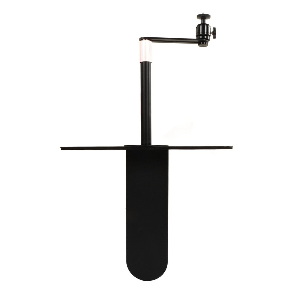 Adjustable Projector Stand, Adjustable 24CM to 40CM 360 Degree Rotation Bedside Sofa Stand, Saves Space Organize Wires Bed Headboard Desktop Stand for Presentations, Home Cinema
