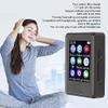 MP3 MP4 Player, Player with Bluetooth 5.0 Sound Decoding Built in HD Speaker Voice Recorder, 1.7inch HD Screen, for Family, Friends, Kids (No Memory) view 2