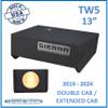 2019-2024 Sierra Extended Cab 13" Sub Box Subwoofer Enclosure TW5 view 2