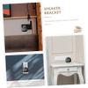 DOITOOL 2pcs Smart Loudspeaker Rack for Echo Wall-Mounted Storage Bracket Voice Box Holder for Home Office and Hotel Use Stylish Design Easy Installation view 4