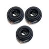 225FWY Big 3 Upgraded Custom Color 1/0/4 AWG Gauge Copper Snakeskin Braided Sleeving Cable Alternator Wire (Black, 4 ga.) view 1