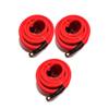 Big 3 Upgraded RED 4 AWG Gauge Copper Snakeskin Braided Sleeving Cable Alternator Wire view 1