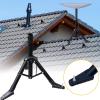 Foldable Mount Tripod, Easy Installation Screw Fixing High Load Capacity Stainless Steel Antenna Support Stand for RV Travel Yacht for V2 V1 Device view 2