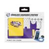SOAR NCAA 4-in-1 Wireless Charging Docking Station: Fast Charge for iPhone, Apple Watch, Air Pods & Apple Pencil, LSU Tigers view 3