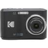 Kodak PIXPRO FZ45 16MP Digital Camera 4X Optical Zoom 27mm Wide Angle 1080P Full HD Video 2.7" LCD Camera (Black) + 64GB Card and Reader + Case + Memory Wallet + Tripod + Cleaning Bundle view 2
