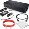 Crossery Dell D6000 Docking Station Bundle - Includes Universal Dell Dock, HDMI Cable, 130W Power Adapter, Ethernet Cable & Microfiber Cloth, Compatible with USB-C and Dual Monitors (Renewed) view 1