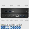 Crossery Dell D6000 Docking Station Bundle - Includes Universal Dell Dock, HDMI Cable, 130W Power Adapter, Ethernet Cable & Microfiber Cloth, Compatible with USB-C and Dual Monitors (Renewed) view 4