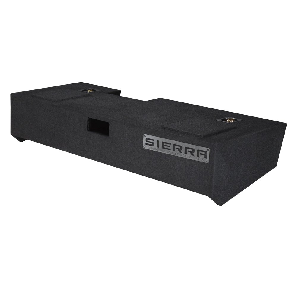 2019-2024 Sierra Double Cab Truck Sub Box 10" Dual Ported Subwoofer Enclosure
