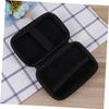 Uonlytech 3pcs Mobile Power Storage Box for Data Cable and Charger Shockproof Hard Disk Organizer Bag Pressure Case for Earbuds and Accessories Black view 2