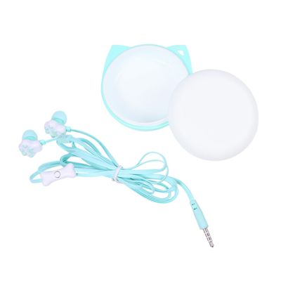 DOITOOL Unique Kitten Claw Design Headphones Cartoon Earphones for Children with Storage Case Ideal for Birthday Present