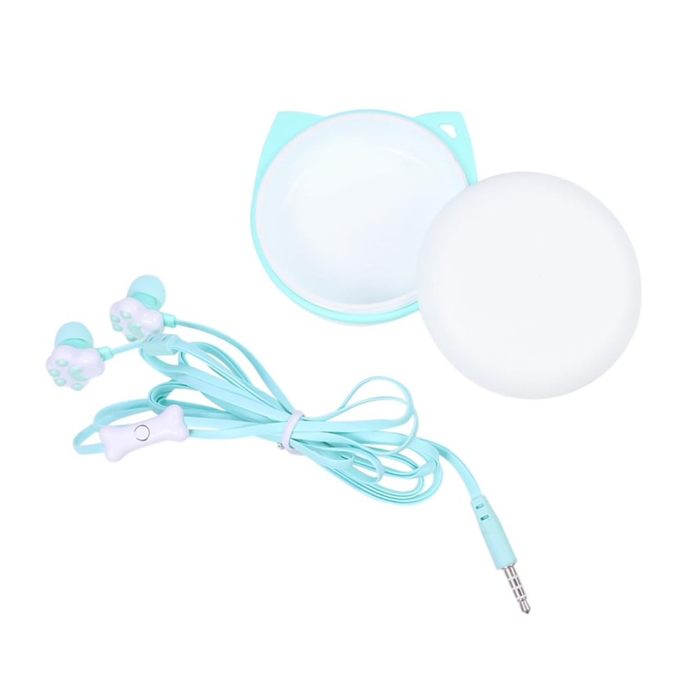 DOITOOL Unique Kitten Claw Design Headphones Cartoon Earphones for Children with Storage Case Ideal for Birthday Present