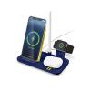 SOAR NCAA 4-in-1 Wireless Charging Docking Station: Fast Charge for iPhone, Apple Watch, Air Pods & Apple Pencil, Michigan Wolverines view 2