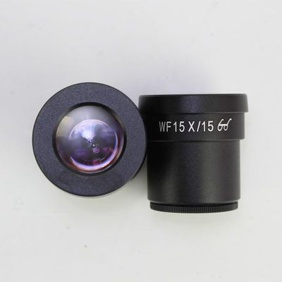 2 PCS WF10X WF20X WF15X WF25X High Eyepoint Eyepiece for Stereo Microscope Eyepieces Ocular Microscope Parts or Accessories (Color : 2PC WF15X 15mm)