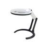 EDCWDTYYEC Magnifying Glass Read Repair Led Desktop with Folding Hand 5.5 Inch Lens with Light Reading Magnifier Magnifying view 1