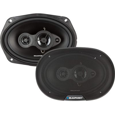 BLAUPUNKT BPS-E694 6x9 4-Way Car Speakers 140W - High-Performance, Deep Clarity Sound, Easy Install Pair Bundle with Gravity Magnet Phone Holder