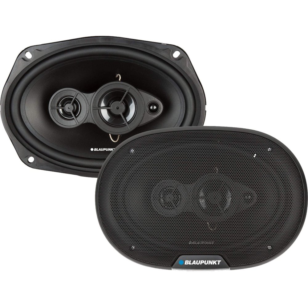 BLAUPUNKT BPS-E694 6x9 4-Way Car Speakers 140W - High-Performance, Deep Clarity Sound, Easy Install  Pair Bundle with Gravity Magnet Phone Holder
