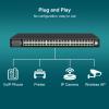 48-Port Gigabit PoE Switch Unmanaged with 2X 1000Mbps Uplink SFP Port, VIMIN 50-Port PoE Ethernet Switch Support IEEE802.3af/at, 400W Power, 100Gbps Switch CapacityPlug and Play, Rack-Mount view 4