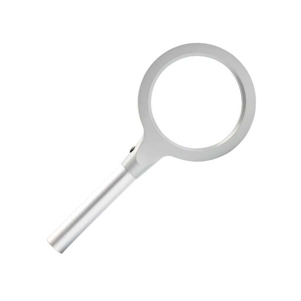 EDCWDTYYEC Magnifying Glass Magnifier The Elderly Reading 3 Times 5 Times Handheld Oversizeding Reading with Led Magnifier Magnifying