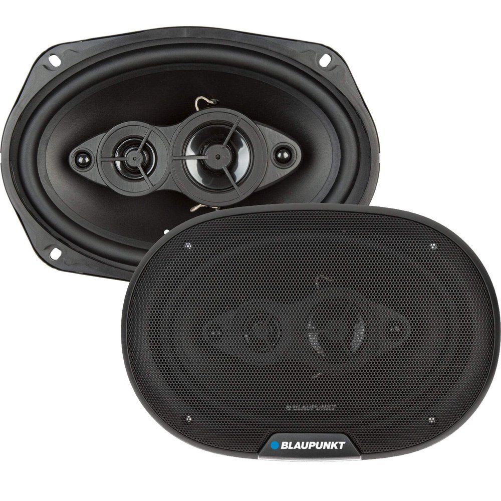 BLAUPUNKT BPS-E695 6x9 5-Way Car Speakers 140W - Superior Audio Quality, Durable Design, Easy Installation Pair Bundle with Gravity Magnet Phone Holder