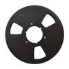 Take Up Reel,1/4" x 10.5" Nab Aluminum Metal Reel,Empty Tape Up Reel to Reel Small Hub Adapter,Nab Open Reel Takeup Reel Aluminum Alloy Audio Takeup Reel Replacement (BLACK) view 1