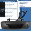 ACAUTO Tailgate Handle Backup Camera Fit for Dodge RAM 1500 2500 3500 2002-2008 Tailgate Reversing Rear View Park Assist Camera RCA Plug Replaces 55276237AA view 2