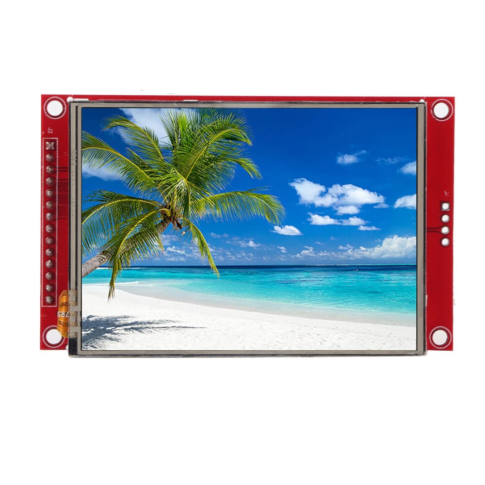 ANKROYU 3.2 inch 240x320 Display Module, Interface Display Module with Memory Card Cage, LCD Controller Board Kit, Driver Board for Embedded Systems(With touch)
