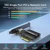 10Gbe PCI-e Network Card, AQC113 Controller, 10G Base-T RJ45 Port NIC Card, GiGaPlus 100/1000/2500/10000Mbps Ethernet Card, 10Gb Ethernet Adapter Support Windows10/11/Windows Server/Linux view 3
